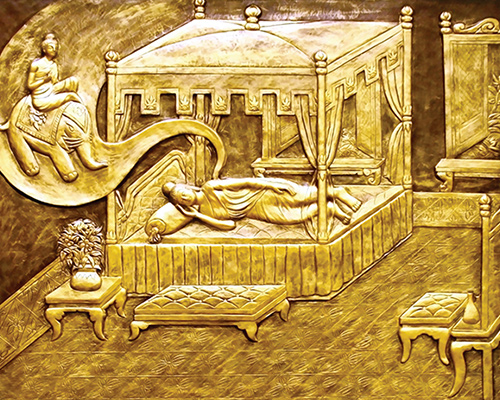 Entry into the womb