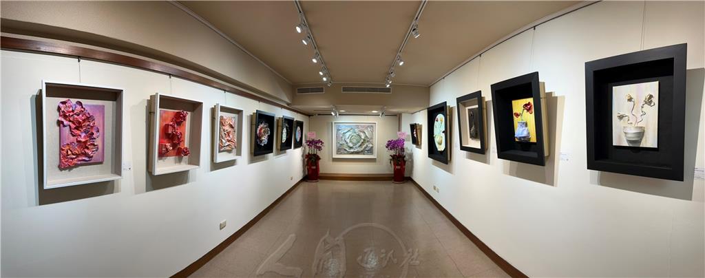 葉子瑜運「萬物生．瞬息湧動」個展，在佛光普賢寺藝文展覽室登場。.jpg