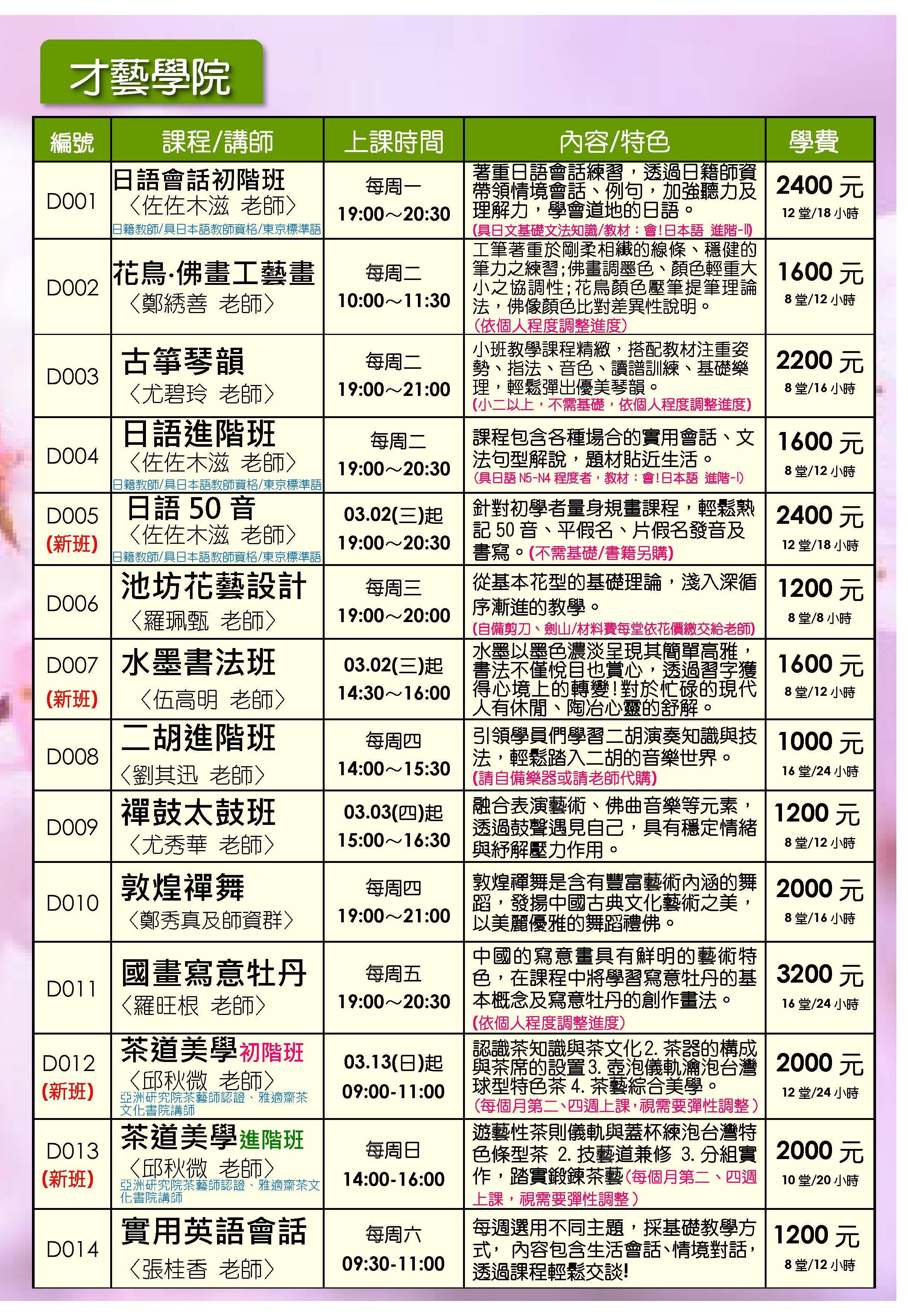 111蘭陽人間大學春季課程表-才藝.jpg