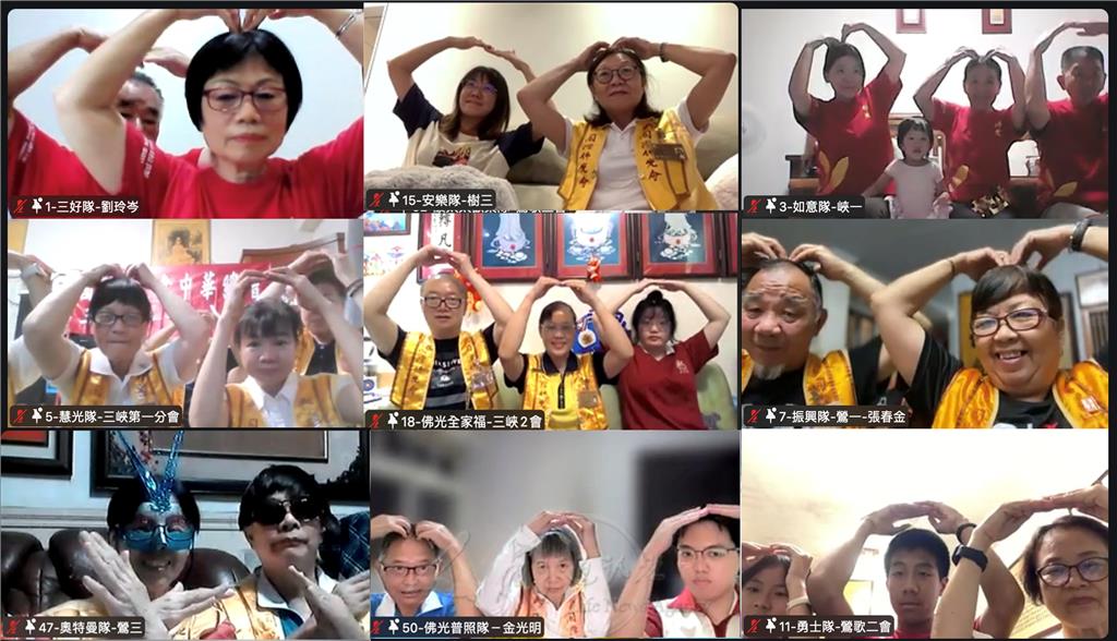 金光明寺佛學會考家庭觀摩賽　其樂融融