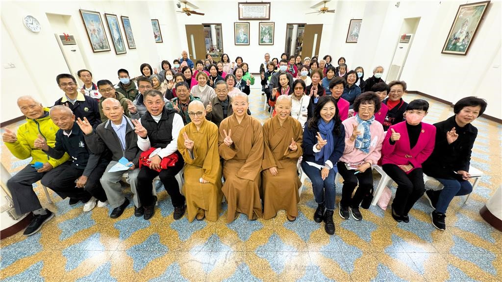 宏法社美化人生佛學講座　學習不二法門人間修行