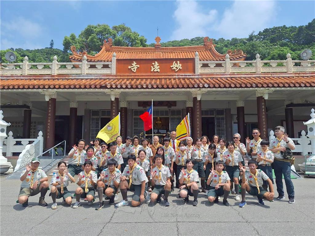 佛光童軍中區行義聯團露營　體驗成長與蛻變
