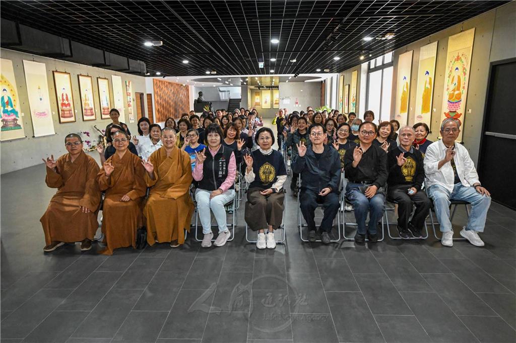 無聲說法佛畫班師生聯展　大甲中正紀念館溫馨開幕