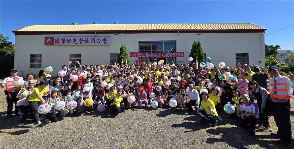 員林講堂三好親子彩繪燈籠　創意點亮願力之燈