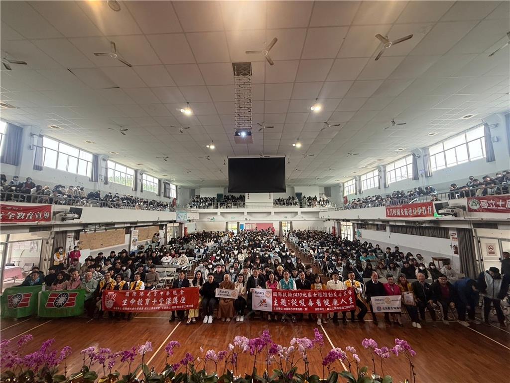 雲林土庫商工生命教育講座　從吸毒看健康人生