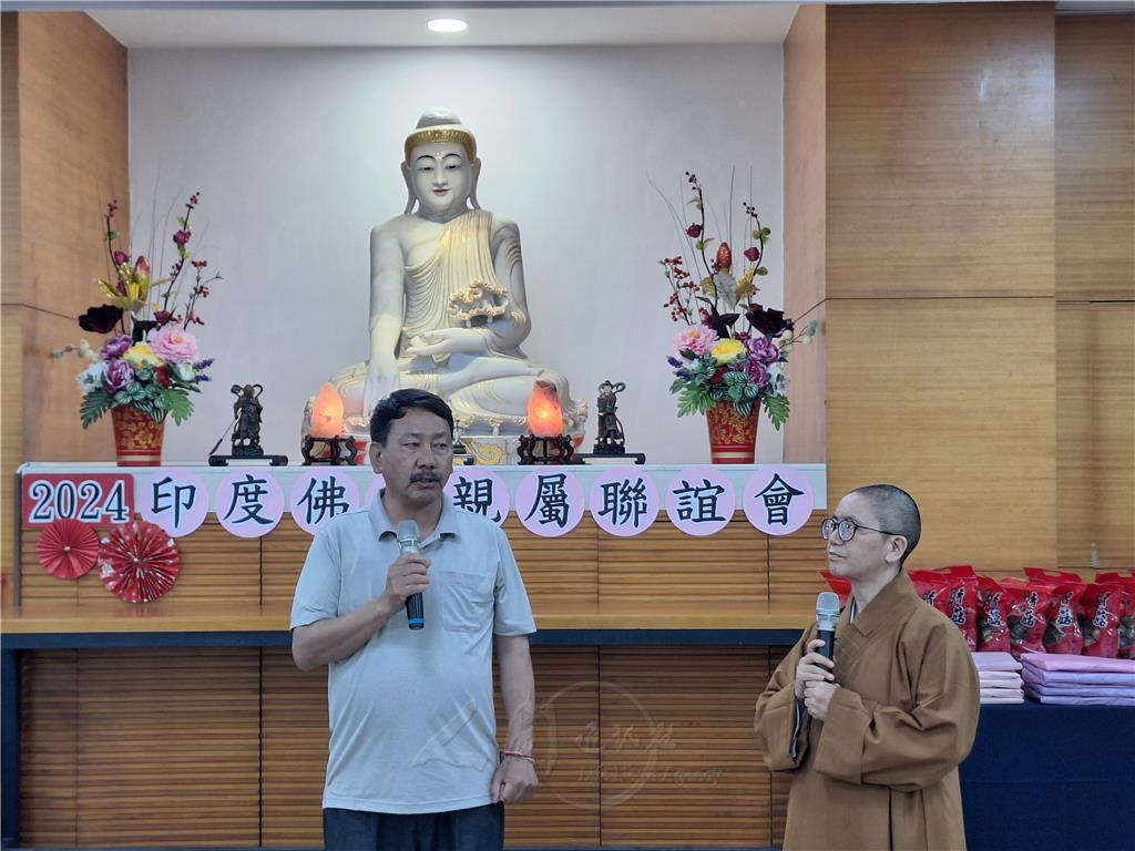 印度貴賓們也分享這幾天來到台灣的學習與心得，深覺各道場莊嚴又整潔，很有制度且規畫完善，法師與義工都很