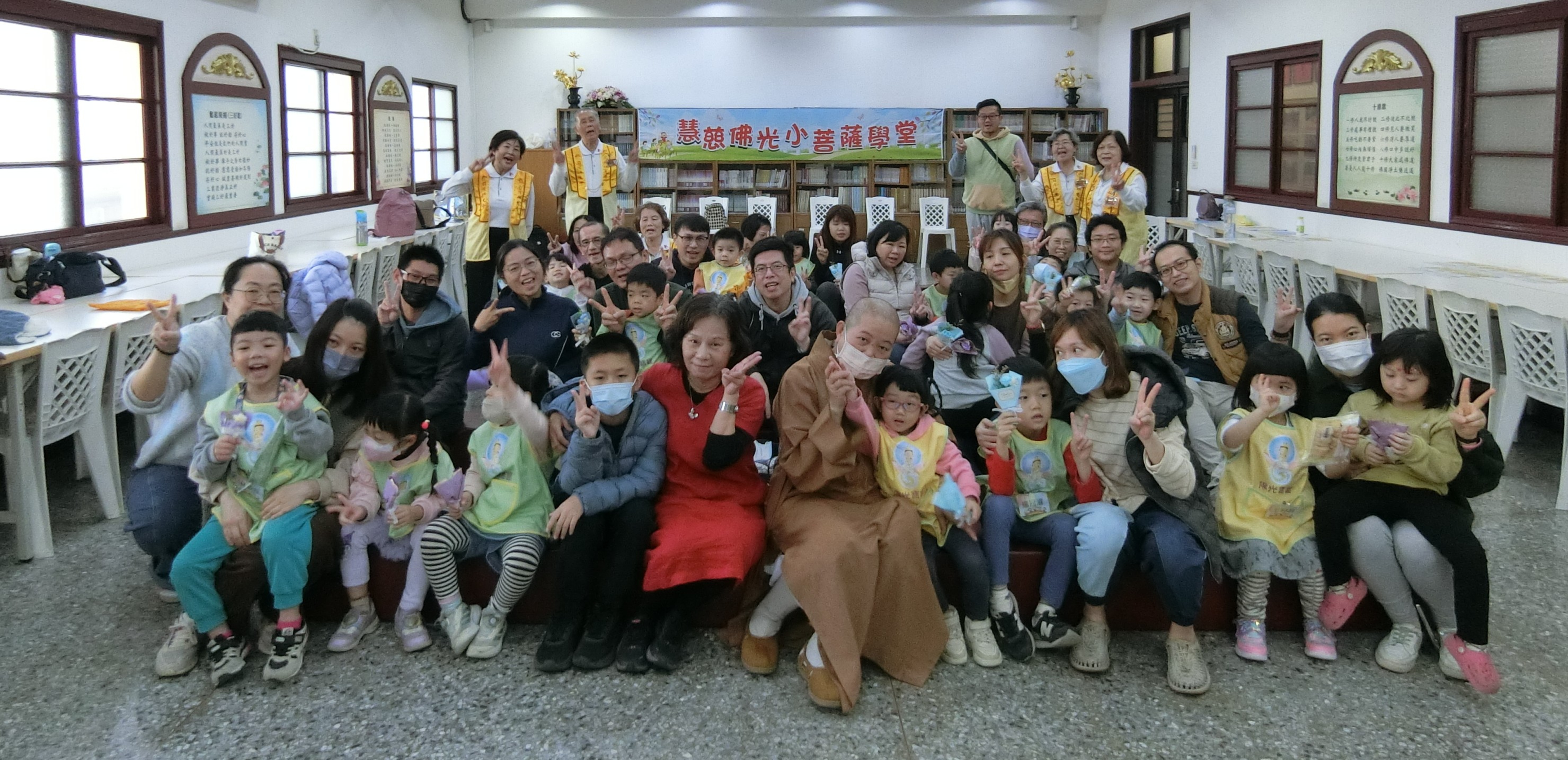 慧慈佛光小菩薩學堂秋季班結業  宣示成為三好兒童