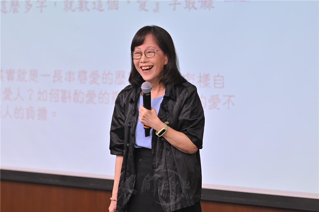 2024國際書展名家講座　廖玉蕙用愛來成全人間美滿