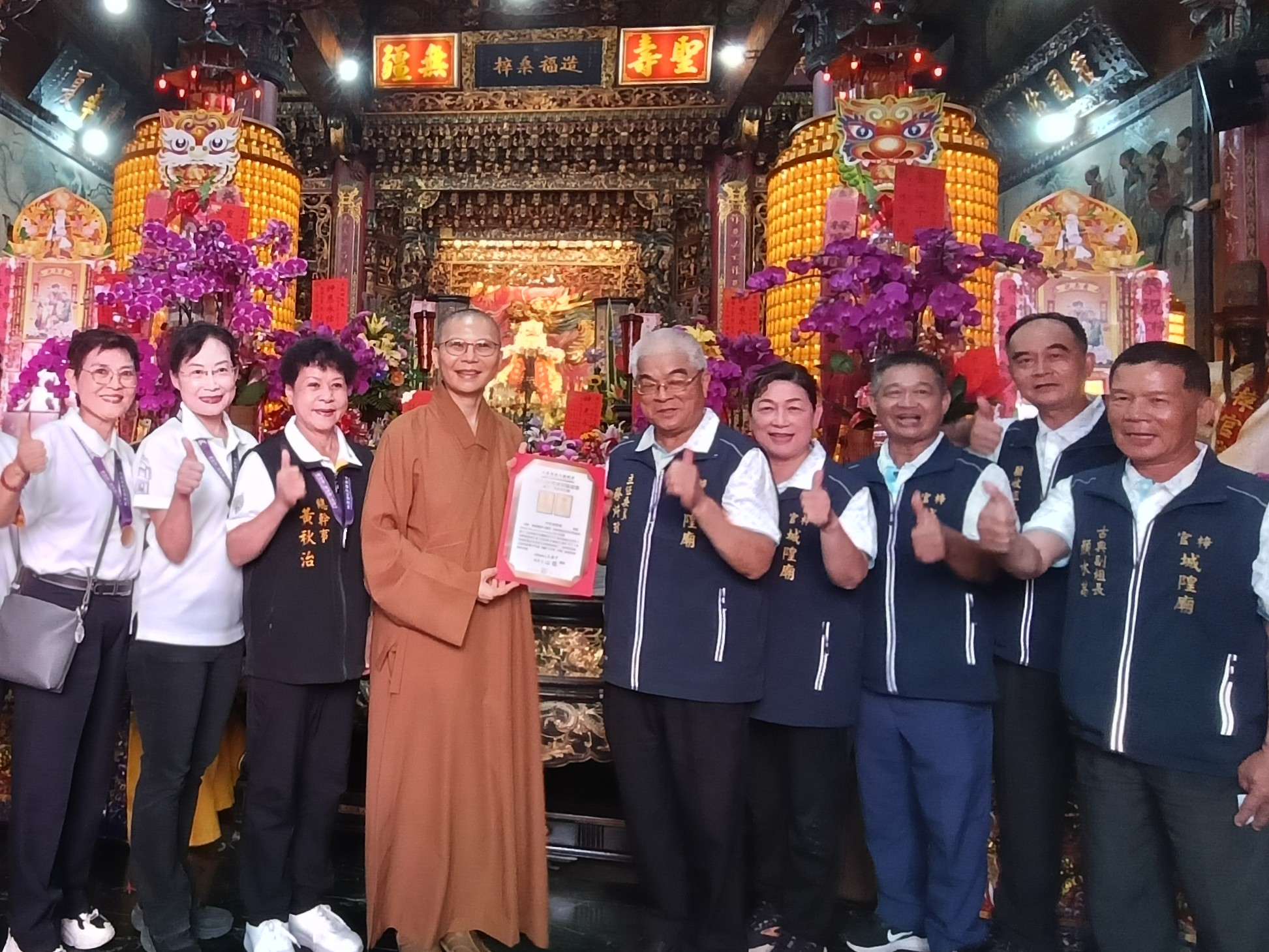 梓官城隍爺聖誕千秋　寶華寺恭賀祝壽