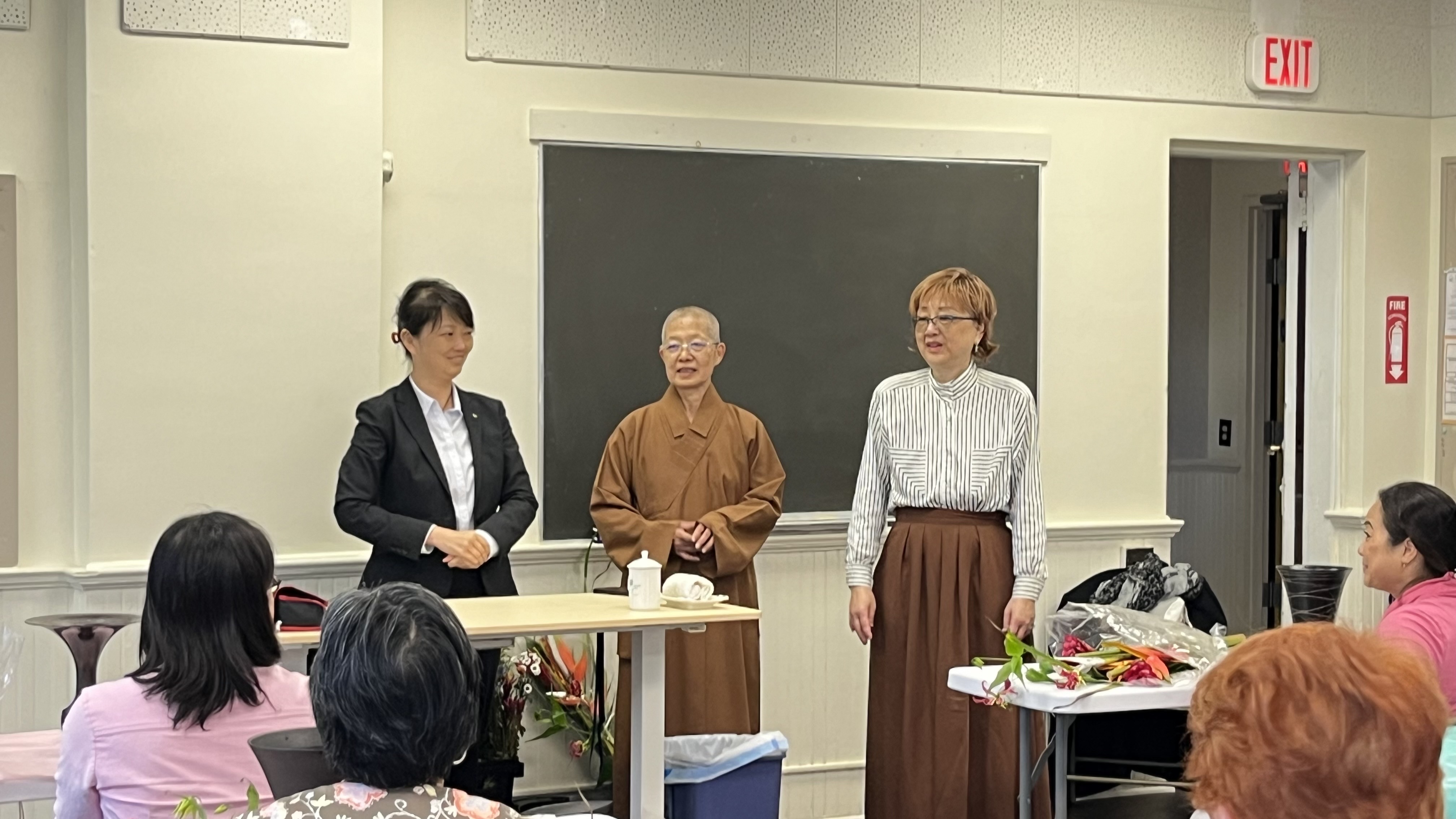 新州佛光山文教樓舉辦池坊花道工作坊