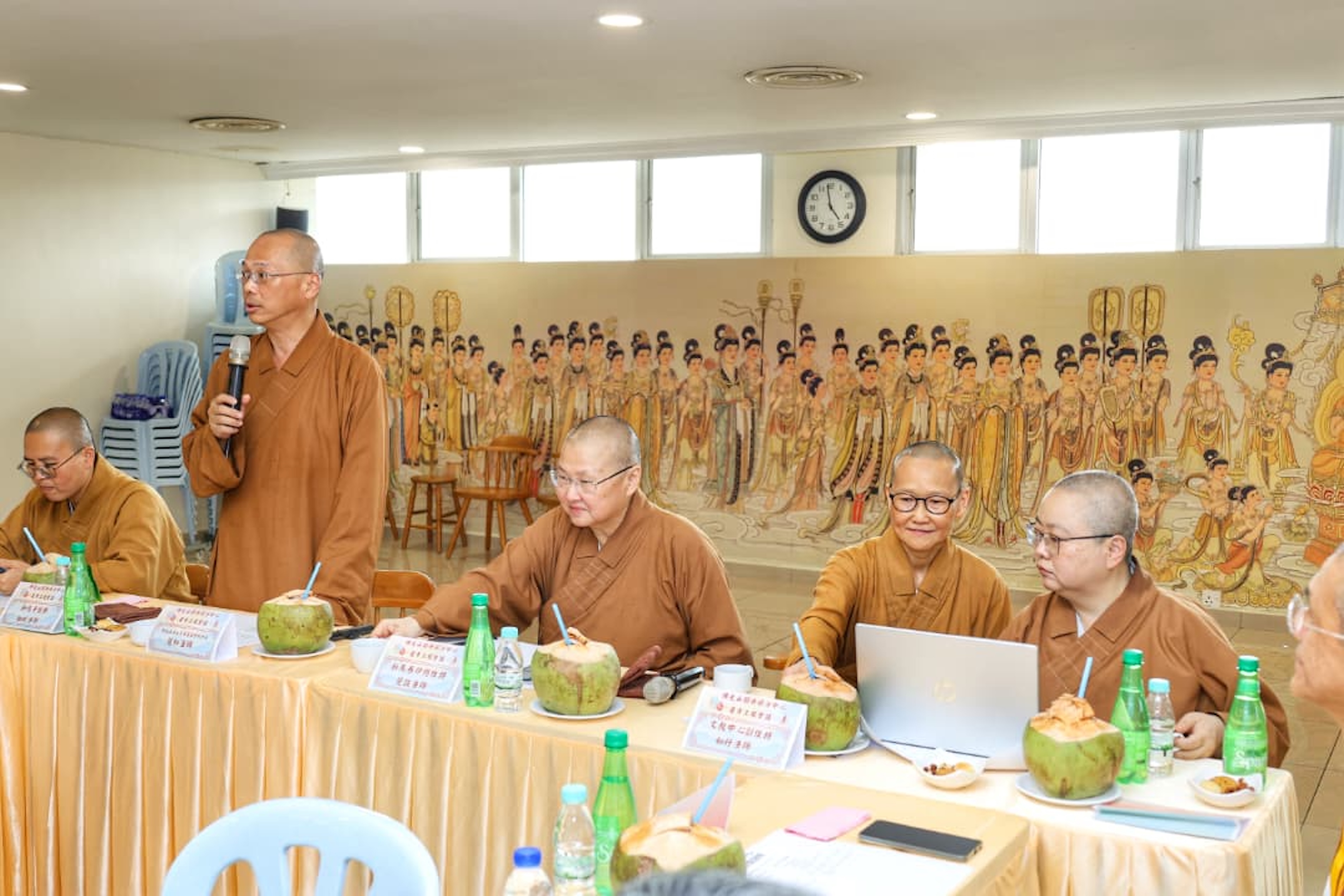 慧知法師蒞臨關丹禪淨中心展開工程指導