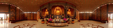 Main Shrine, Fo Guang Shan Monastery, Kaohsiung, Taiwan